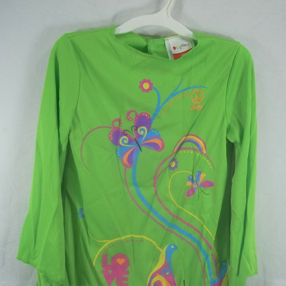 halloween 4/6 lime green groovy costume dress